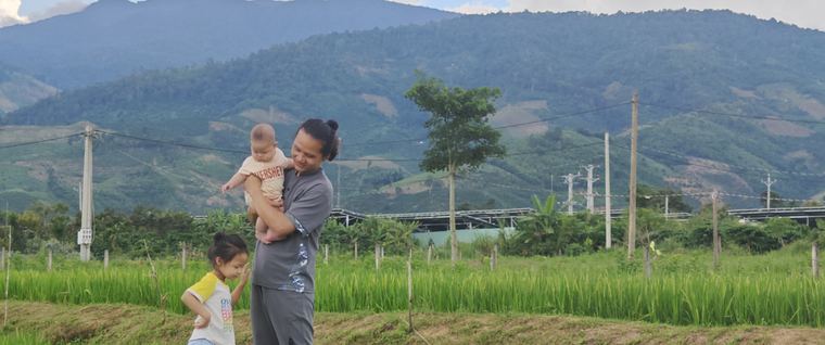 Ảnh chụp tại Làng Chữa Lành
